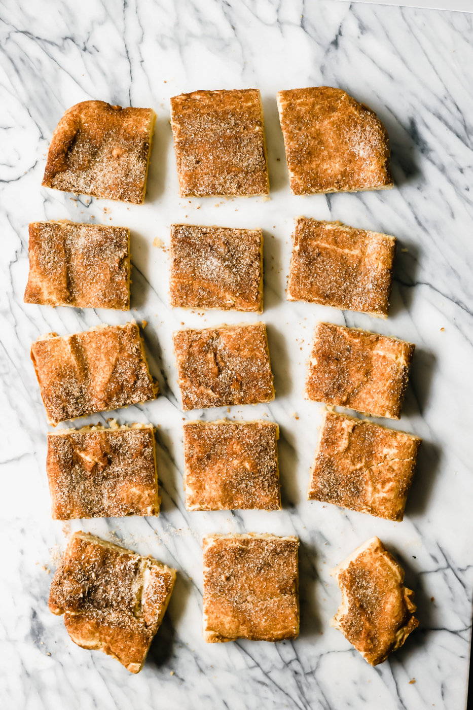 Gluten-Free Bourbon Snickerdoodle Blondies